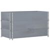vidaXL Palletopzetranden 3 st 100x50 cm massief grenenhout grijs