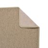 vidaXL Tapijtloper 80x200 cm sisal-look zandkleurig