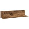 vidaXL Wandschappen 2 st 75x16,5x16,5 cm bewerkt hout oud houtkleurig