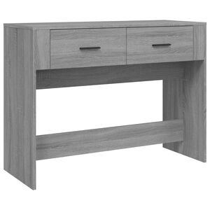 vidaXL Wandtafel 100x39x75 cm bewerkt hout grijs sonoma eikenkleurig