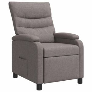 vidaXL Relaxfauteuil Taupe Stof