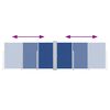 vidaXL Windscherm uittrekbaar 160x600 cm blauw