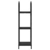 vidaXL Boekenkast Zwart Eiken 40 x 30 x 109 cm Bewerkt hout