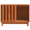 vidaXL Hondenhuis Wasbruin 90 x 60 x 67 cm Massief grenenhout