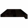 vidaXL Traptreden 16 st 70x25x2 cm massief eikenhout donkerbruin