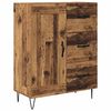vidaXL Hoge kast met lade Oud Hout 69,5 x 34 x 180 cm Bewerkt hout