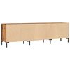 vidaXL Tv-meubel 150x30x44,5 cm bewerkt hout oud houtkleurig
