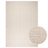 vidaXL Vloerkleed ZIZUR room binnen en buiten 200x290 cm jute look