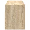 vidaXL Badkamerwandkast 80x25x30 cm bewerkt hout sonoma eikenkleurig