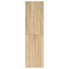 vidaXL Tv-meubels 2 st 30,5x30x110 cm bewerkt hout sonoma eikenkleurig