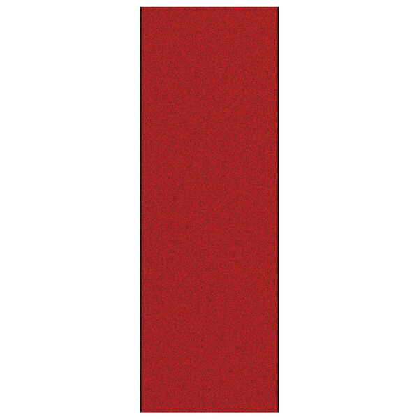 vidaXL Deurmat Anders Rood en Zwart 120 x 350 cm Polyamide en PVC