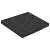 vidaXL Rubber granulaat patio pad Zwart 9 x 9 x 0,6 cm Rubber