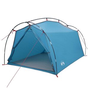 vidaXL Tunneltent 2-persoons Blauw 185T Polyester met PU Coating
