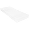 vidaXL Slaapbank met matras en USB stof taupe 90x200 cm