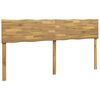 vidaXL Live Edge Hoofdbord ROSTOCK Wit 180 cm Massief Acaciahout