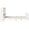 vidaXL Bedframe zonder matras massief grenenhout wit 140x190 cm