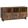 vidaXL TV-kast met lade Gerookt eiken 102 x 34,5 x 50 cm Bewerkt hout