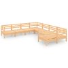vidaXL 8-delige Loungeset massief grenenhout