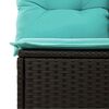 vidaXL 8-delige Loungeset met kussens poly rattan acacia grijs