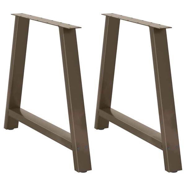 vidaXL Eettafelpoten 2 st A-vormig 90x(72-73) cm staal