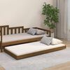 vidaXL Bedframe 90x190 cm massief grenenhout honingbruin