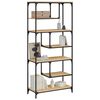vidaXL Boekenkast 81x36x176 cm bewerkt hout sonoma eikenkleurig