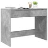 vidaXL Bureau met lade Beton Grijs 100 x 50 x 78 cm Bewerkt hout