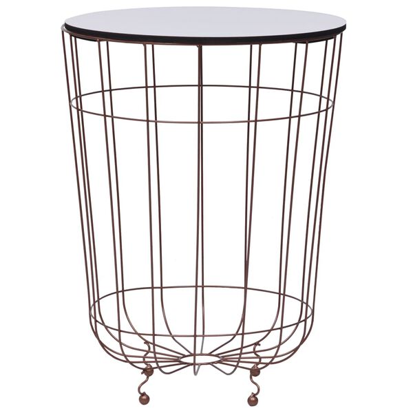 vidaXL Salontafel Ø40 cm goudkleurig