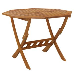 vidaXL Tuintafel inklapbaar 90x75 cm massief acaciahout
