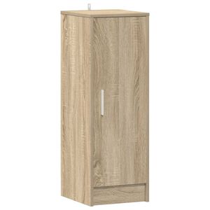 vidaXL Schoenenkast 32x35x92 cm bewerkt hout sonoma eikenkleurig