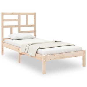 vidaXL Bedframe massief hout 100x200 cm