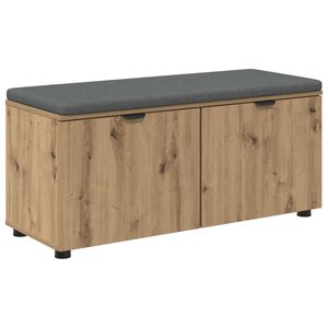 vidaXL Halbank Artisan Eik 100 x 38 x 46 cm