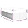 vidaXL Boxspring met matras fluweel donkergroen 120x190 cm
