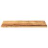 vidaXL Tafelblad rechthoekig 100x60x2,5 cm massief ruw mangohout