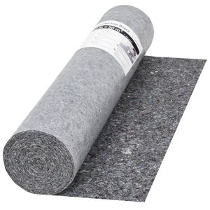 vidaXL Schildersvlies anti-slip 50 m 280 g/m&sup2; grijs