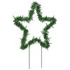 vidaXL Kerstverlichting ster 3 st met grondpinnen 50 LED's 29 cm