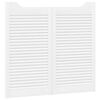 vidaXL Schuifdeuren 2 st 90 x 50 cm Massief grenenhout Wit