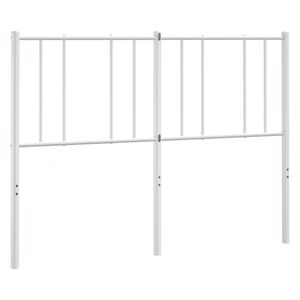 vidaXL Vervangend hoofdbord metaal wit 120 cm