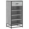 vidaXL Schoenenrek 48x38x97,5 cm bewerkt hout grijs sonoma eikenkleur