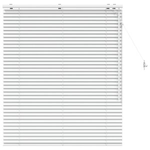 vidaXL Jaloezie Wit 120 x 130 cm 35 mm Massief Paulowniahout