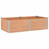 vidaXL Verhoogde plantenbak Bruin 200 x 100 x 54 cm WPC en Aluminium