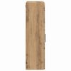 vidaXL Badkamer wandkast TULUM Artisan Eiken 37 x 24,5 x 86 cm