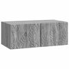 vidaXL Wandbeugel TV-kast 78,5 x 31 cm Grijs Sonoma Bewerkt hout