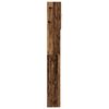 vidaXL Wasmachinekast 64x24x190 cm bewerkt hout oud houtkleurig