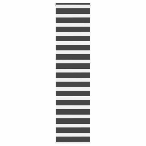 vidaXL Zebra rolgordijn 60x230 cm stofbreedte zwart 55,9 cm