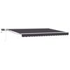 vidaXL Handmatige Luifelhouder met LED's 4,5 &times; 3 m