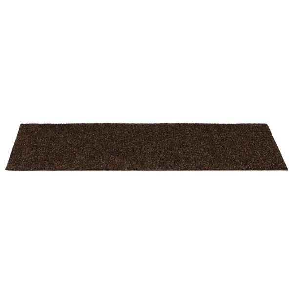 vidaXL Trapmatten zelfklevend 15 stuks 60x25 cm bruin rechthoekig