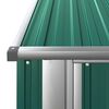 vidaXL Tuinhuis Groen 180,5x97x209,5 cm Gegalvaniseerd Staal
