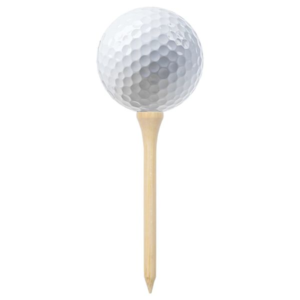 vidaXL 1000 st Golftees 83 mm bamboe