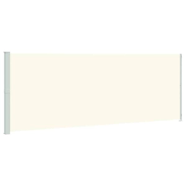 vidaXL Tuinscherm uittrekbaar 220x600 cm cr&egrave;me